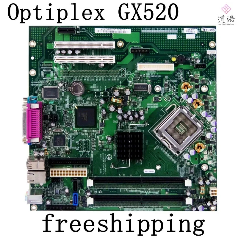 Dell Optiplex GX520 MT 마더보드CN-0RJ291 0RJ291 RJ291 LGA 775 DDR2 메인보드 완전 작동 리퍼
