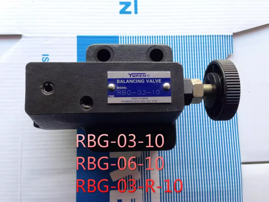 YUCI YUKEN 밸런싱 밸브 RBG-03-R-10 RBG-06-R-10 RBG-06-10 RBG-03-10 RBG-03-R-10T 유압
