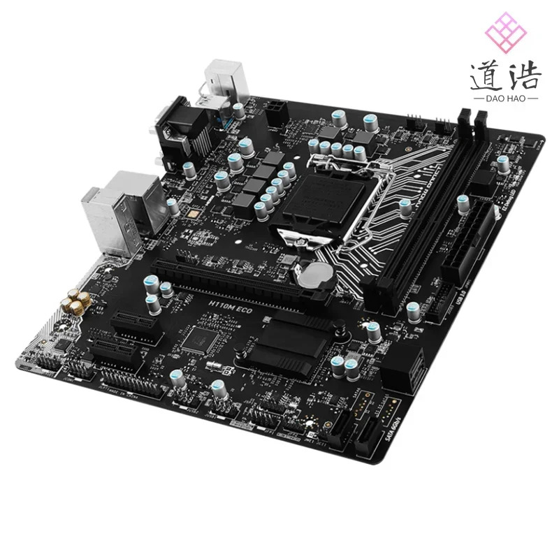H110M ECO 마더보드32GB HDMI USB3.1 USB2.0 LGA 1151 DDR4 마이크로 H110 메인보드 완전 작동 리퍼