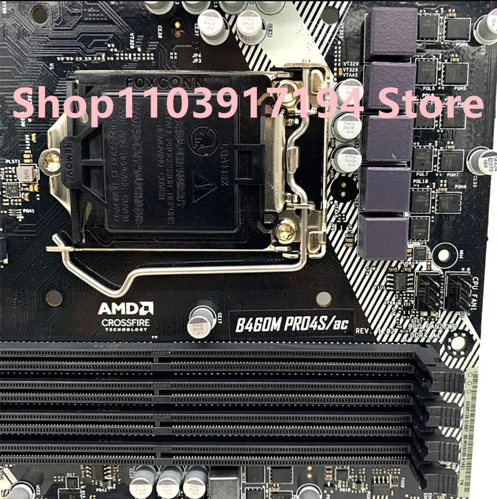 ASRock호환 B460M PRO4S/AC LGA 1200 DDR4 128GB SATA3 M.2 마이크로 지지대 코어 i9-10900F 10700K 10105F 10400