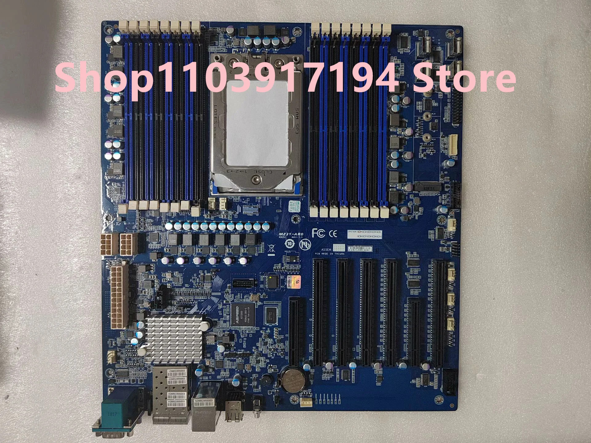 기가 바이트호환 MZ31-AR0 단방향 서버 마더보드 지지대 7001/7002 시리즈 CPU