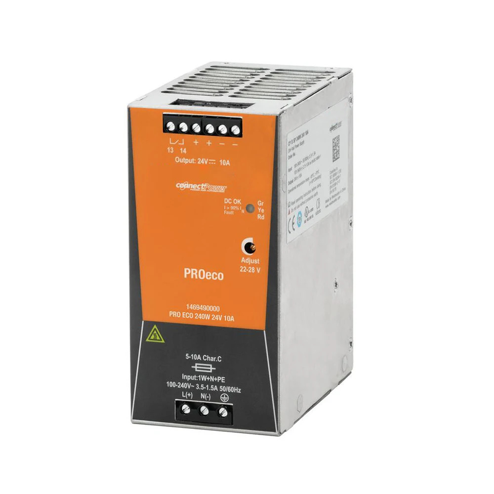Weidmuller 스위칭 전원공급장치 PRO ECO 1469490000 240W 24V 10A