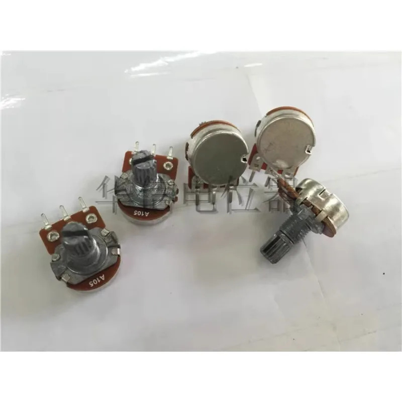 10Pcs 다이어프램 148 단일 전위차계 A1M 생크 길이 15MM 플라워 벨트 단계 41 포인트