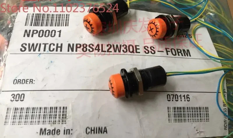스위치 방수 리셋 오프닝 NP8S4L2W3QE 12mm 3 선 길이 27mm