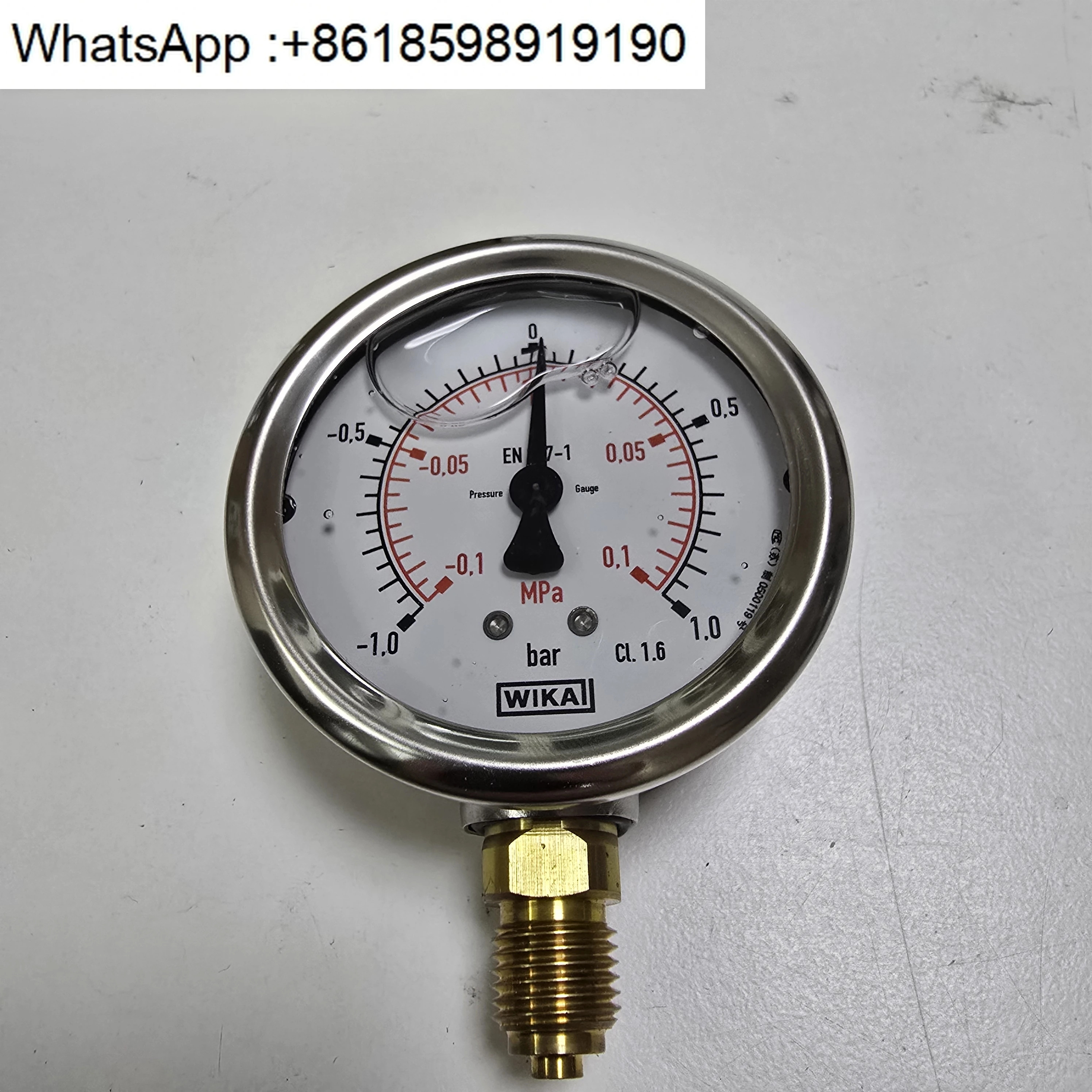 압력 게이지 EN837-1 독일 wika213.53.063 충격 방지 스테인레스 스틸