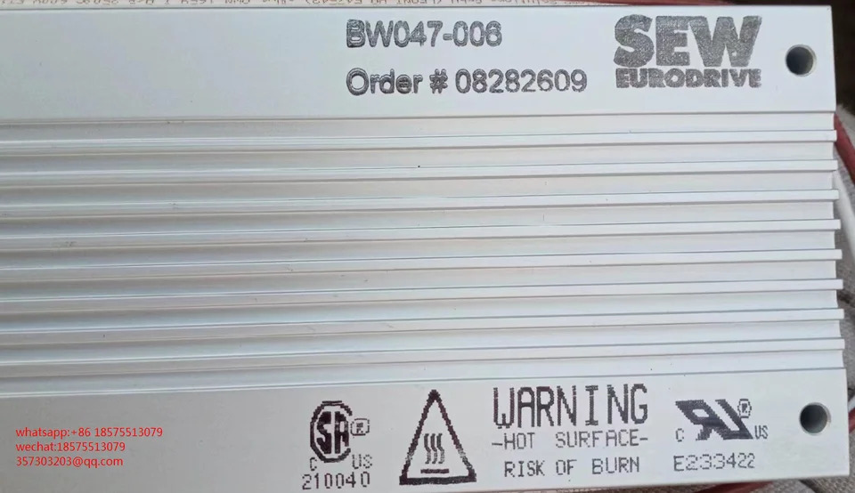 Sew Eurodrive BW047-006 브레이크 저항 08282609 BWD600 47R 240W 신