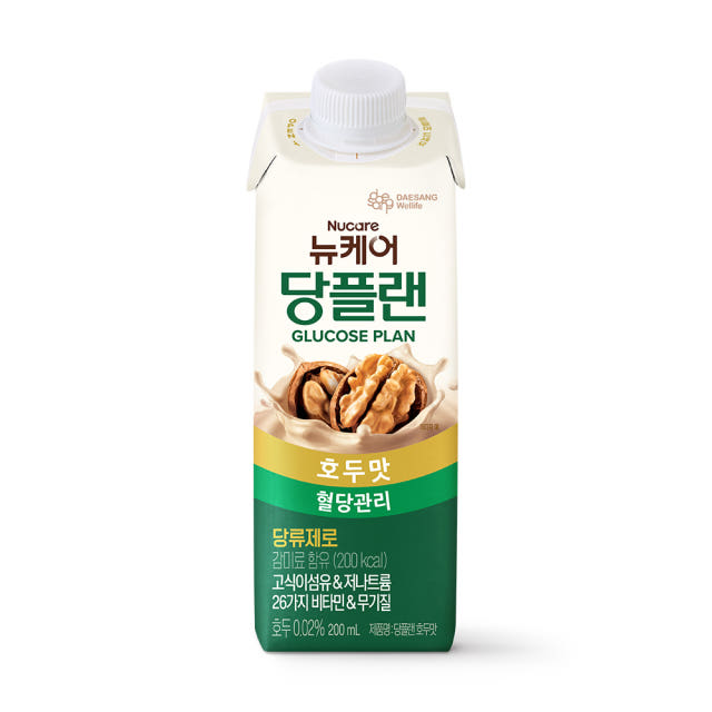 뉴케어 당플랜 호두맛 200mL 24팩 균형영양식 당뇨환자영양식