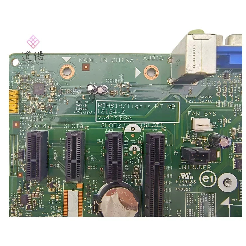 Dell Optiplex 3020 MT 마더보드CN-040DDP MIH81R 12124-2 040DDP 40DDP LGA 1150 DDR3 메인보드 완전 작동 리퍼