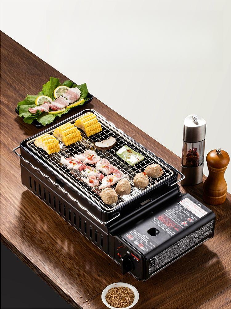 직화 화로대 버너 가스 고기 바베큐 불멍 야외화로 캠핑화로 가정용숯불화로 캠핑용 - 상세 이미지 3