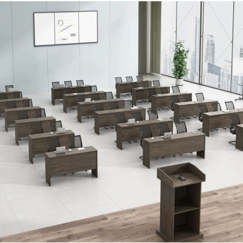 월넛 강의단상 발표대 강대상 학교 연설대 접수대 기본 목재 강의실 교실 설교대 - 상세 이미지 2