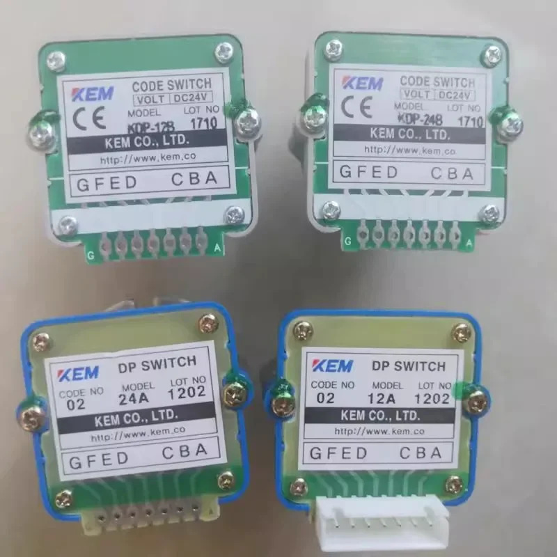KEM DP 스위치 코드 모델 없음 로트 02 12A 24A CO.LTD. GFED CBA KDP-12B KDP-24B