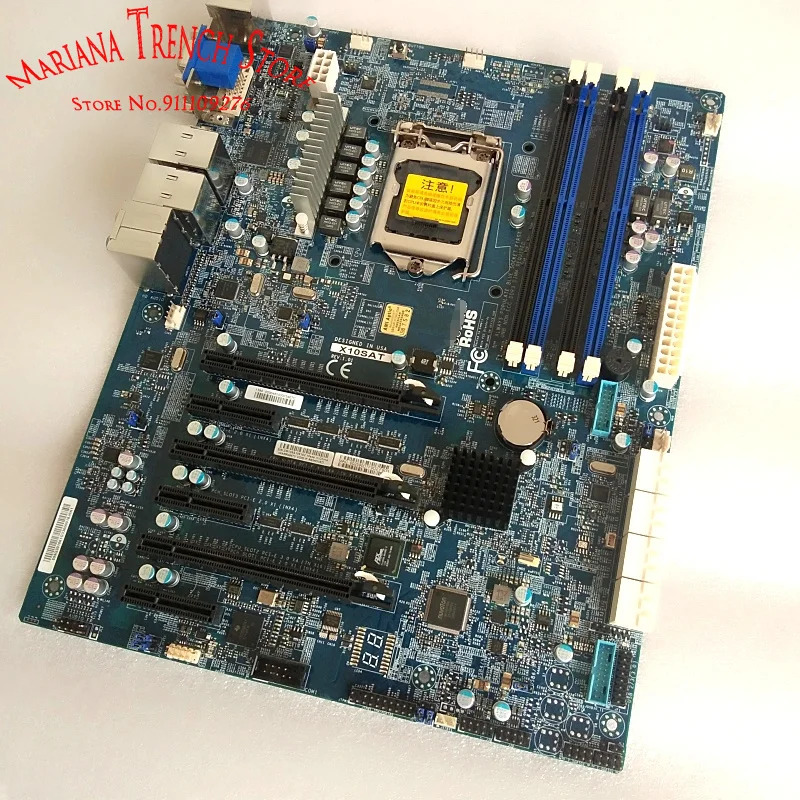 슈퍼마이크로 마더보드X10SAT LGA1150 E3-1200 v3 v4 4 세대 5 코어 i7 i5 i3 프로세서 DDR3 SATA3 USB 3.0