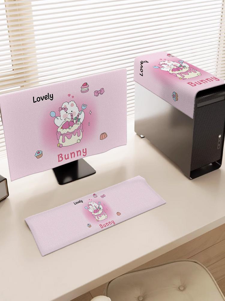 컴퓨터 본체 거치대 선반 이동식 책상 데스크탑 정리 컴포트 판다 17inch - 상품 이미지
