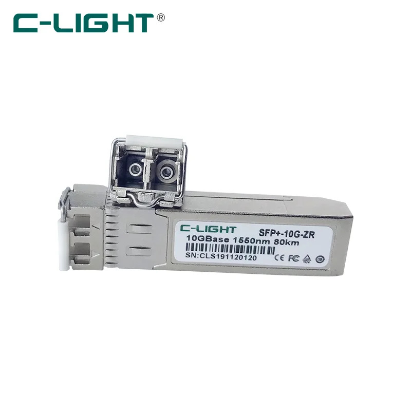 C-LIGHT SFP10G-ZR 호환 ZyXEL SFP-10-ZR 10GBASE SFP  1550nm 80km DOM 네트워크 광 트랜시버 모듈