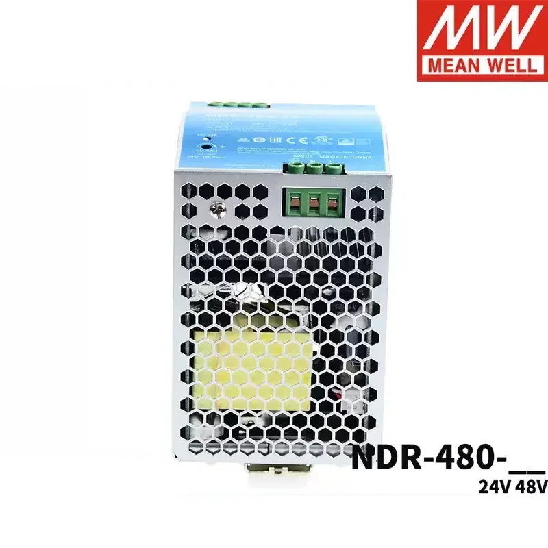 MEAN WELL NDR-480-24 NDR-480-48 480W 산업DIN 레일 단일 출력 NDR-480