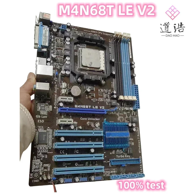 M4N68T LE V2 마더보드16GB SATA II USB2.0 소켓 AM3 DDR3 NVIDIA호환nForce630A 메인보드 완전 작동 리퍼