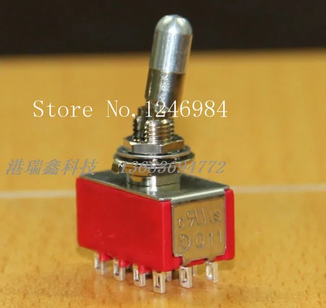 SA T8401-LKBQ 잠금 토글 스위치 Q11 델리 웨이 12 피트 4 연동 실수 방지 트렌치 2 개 M6.35 넥 잠금개
