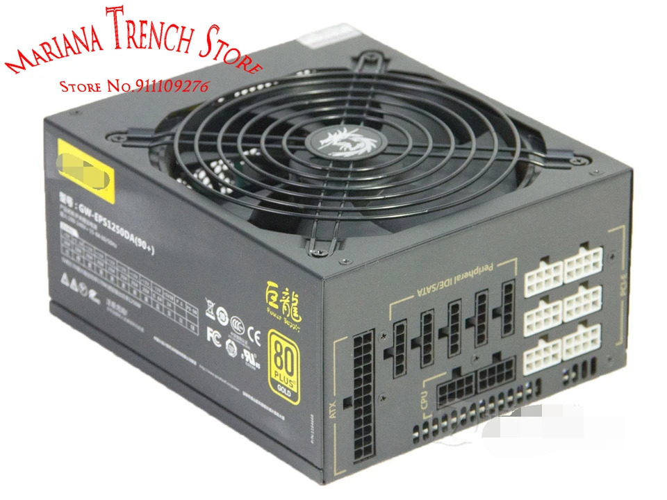 GreatWall 서버GW-EPS1250DA 풀 모듈 전원공급장치 정격 전력 1250W 80 플러스 골드