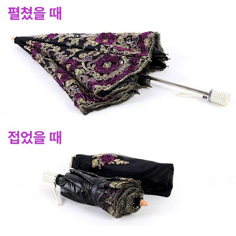 프리미엄 양산 초경량 우산겸용 자외선차단 비 양우산 카본 여성우산 기능 여행용 - 상세 이미지 3