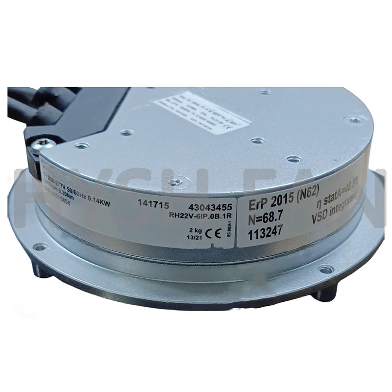 MK074-6IP.06.LK RH22V-6IP.0B.1R 원심 냉각팬