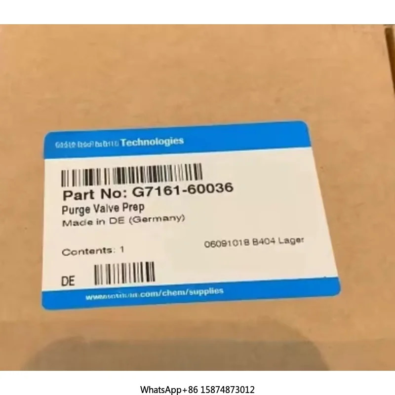 애질런트 G7161-60036 예비 벤트 밸브 오리지널 도장신