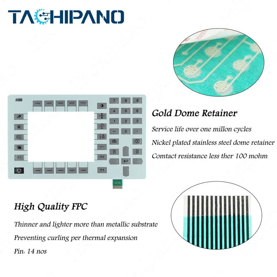 TPU2 3HNM05345-1 플라스틱 케이스 커버 하우징 키패드 스위치 키보드