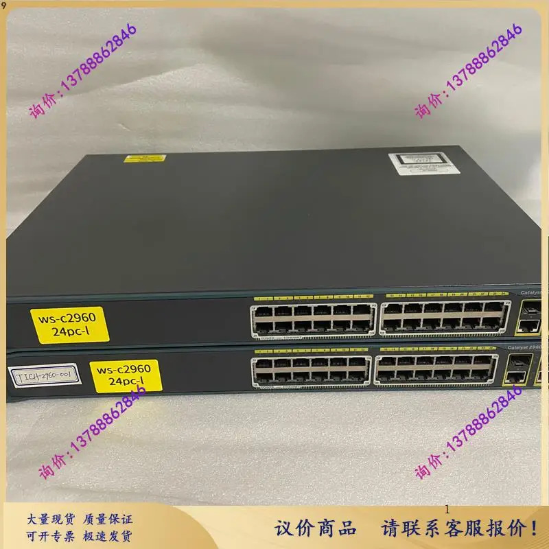 WS-C2960-24PC-L 24 포트 100M POE 전원공급장치 기계 전기 2 개