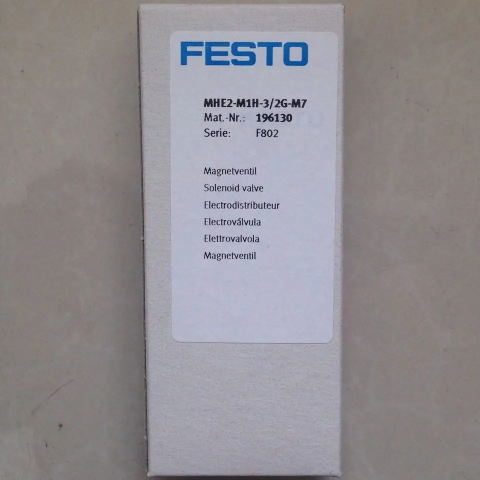 FESTO MHE2-M1H-3 2G-M7 196130 솔레노이드 밸브 신 1PC