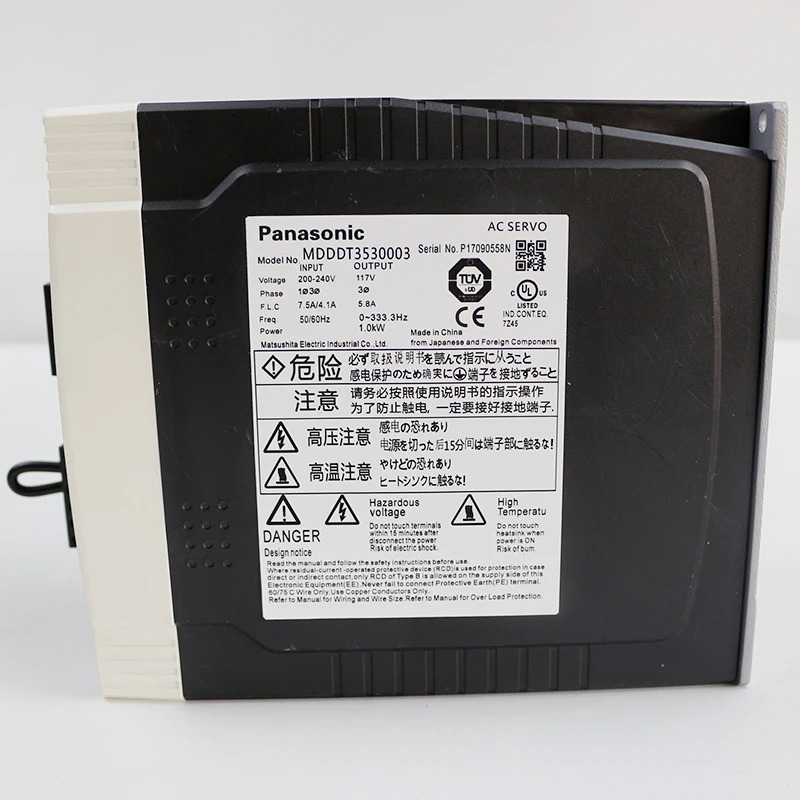 MDDDT3530003 A4 서보 1000W 드라이브 모터 드라이버