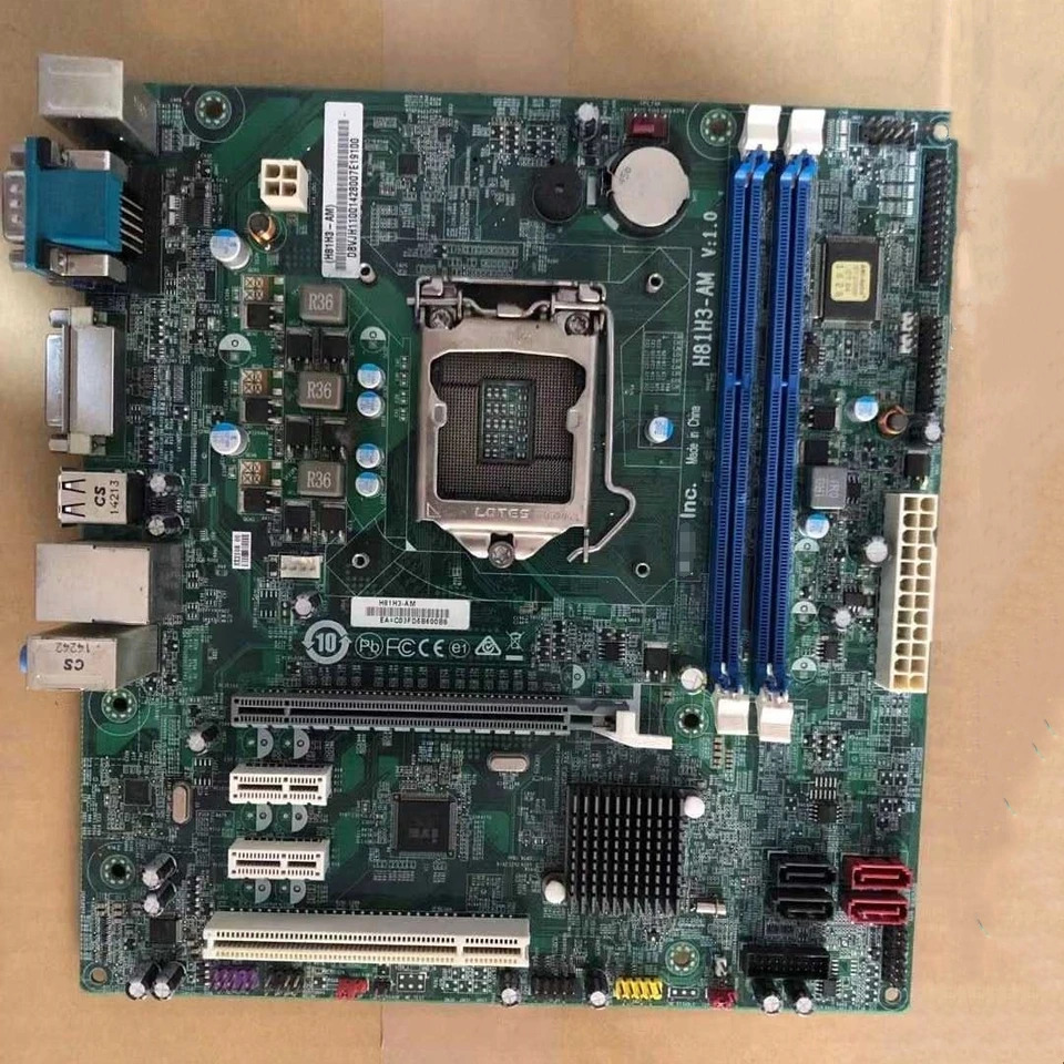 H81H3-AM 데스크탑 마더보드 에이서 VD430 N4630 T4630 PC H81 1150 DDR3