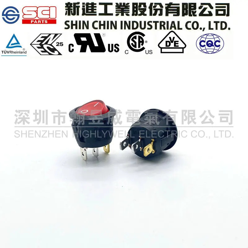 10A 둥근 방수 라이트 R13-112 R13-112A 112B 112A8 112B8 10pcs