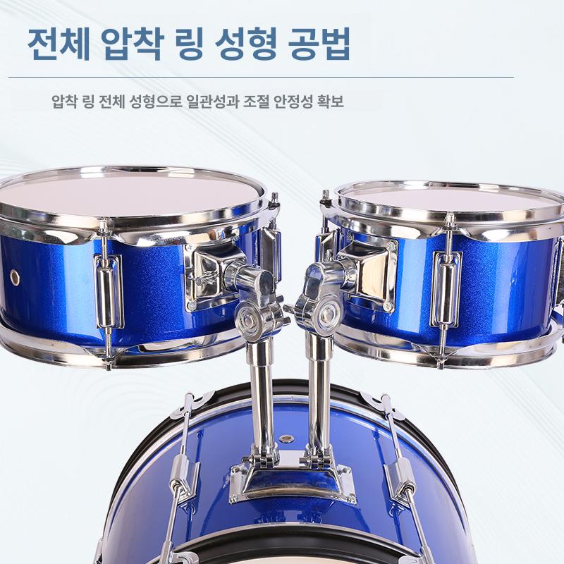 초보자 드럼세트 타악기 가정용 리듬 연습용드럼 어쿠스틱 입문용 전자드럼 밴드 음악 - 상세 이미지 4