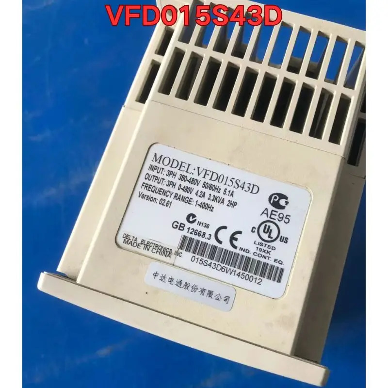 리퍼 인버터 기능 VFD015S43D 정상