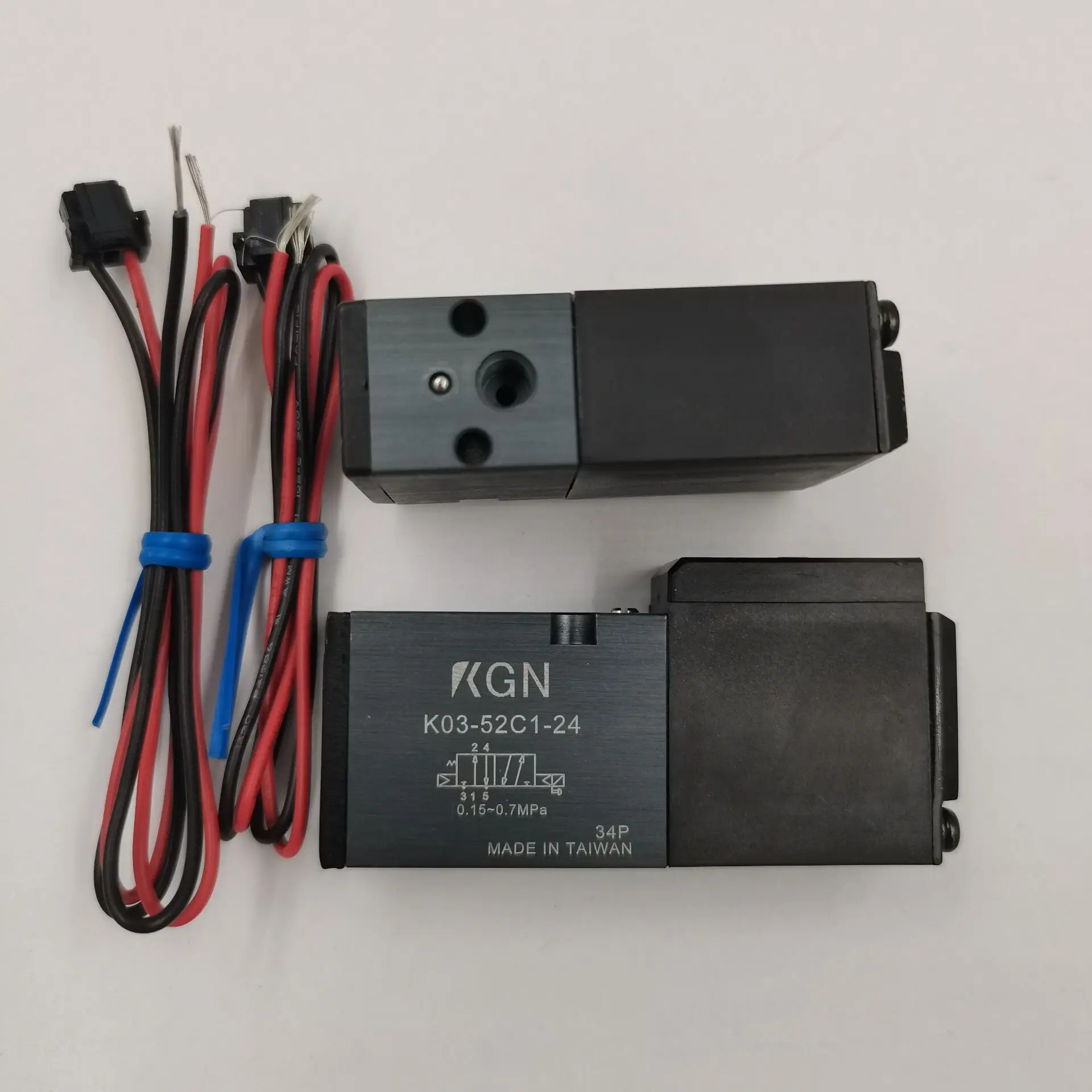 KGN/ 솔레노이드 밸브 K03-32C1-24-2/K02C1-24/K11-52C2-24 원본. 1개
