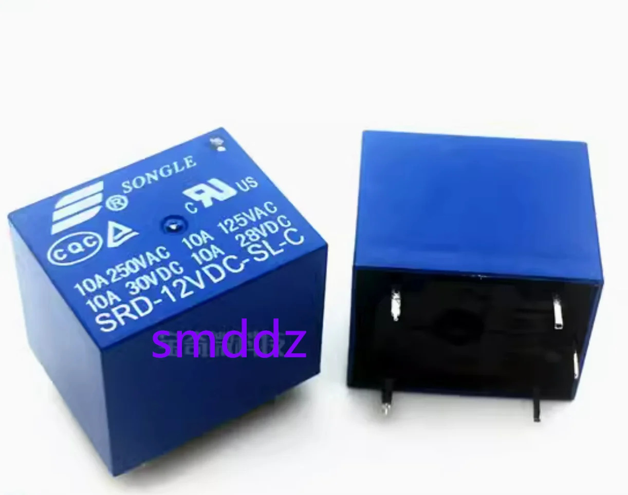 10개/릴레이4핀  SRD-05VDC-SL-A / SRD-12VDC-SL-A SRD-24VDC-SL-A SRD-48VDC-SL-A
