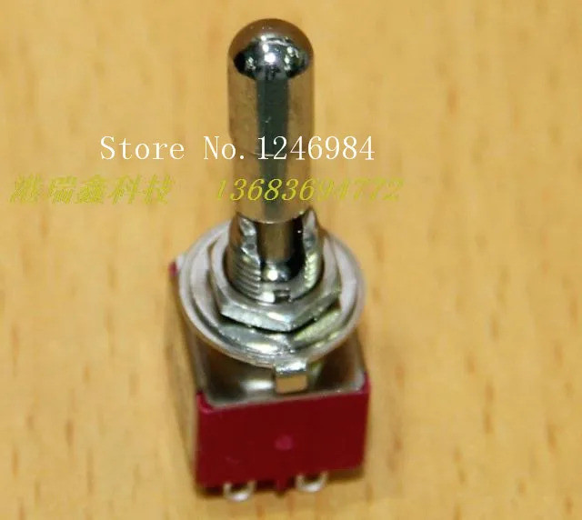 SA T8011-LK 방식 연동 6 피트 2 트렌치 잠금 넥 소형 토글 스위치 대만 SH T80-T M6.35 50 개/l