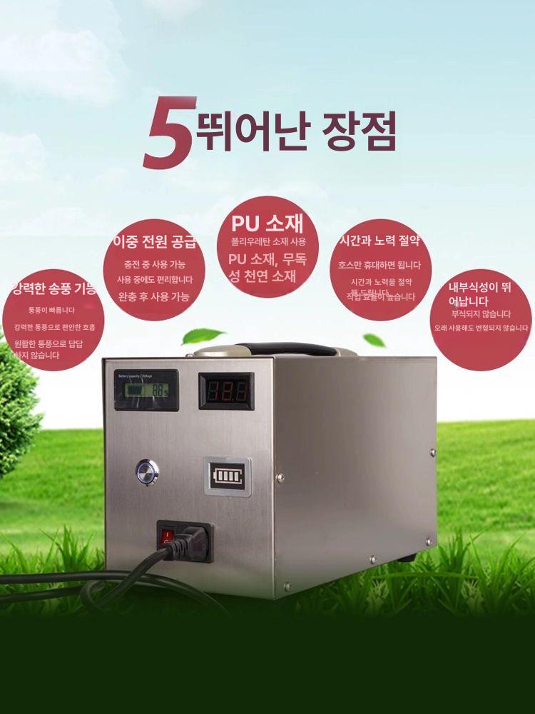 방진 방독 마스크 산업용 송기식 호흡기 산소 공기 작업장 가면 튜브 본체 - 상세 이미지 3