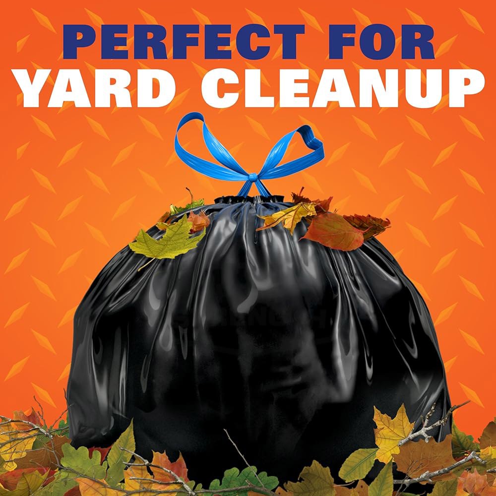 튼튼한 잔디와 잎 쓰레기 봉투, 39갤런, 38개들이 - 상세 이미지 3
