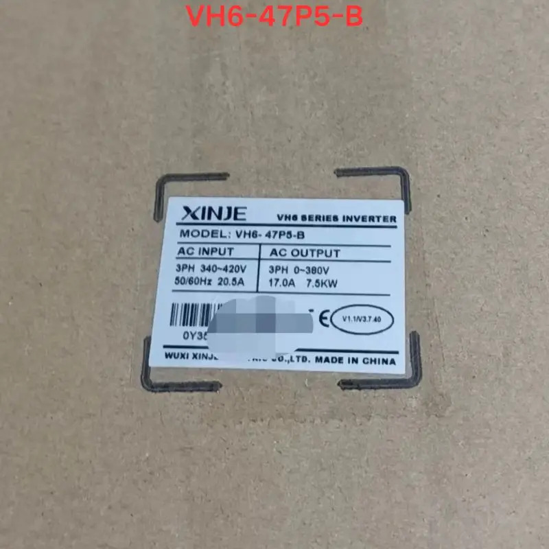 오리지널 Xinjie 주파수 변환기 VH6-47P5-B plc 신
