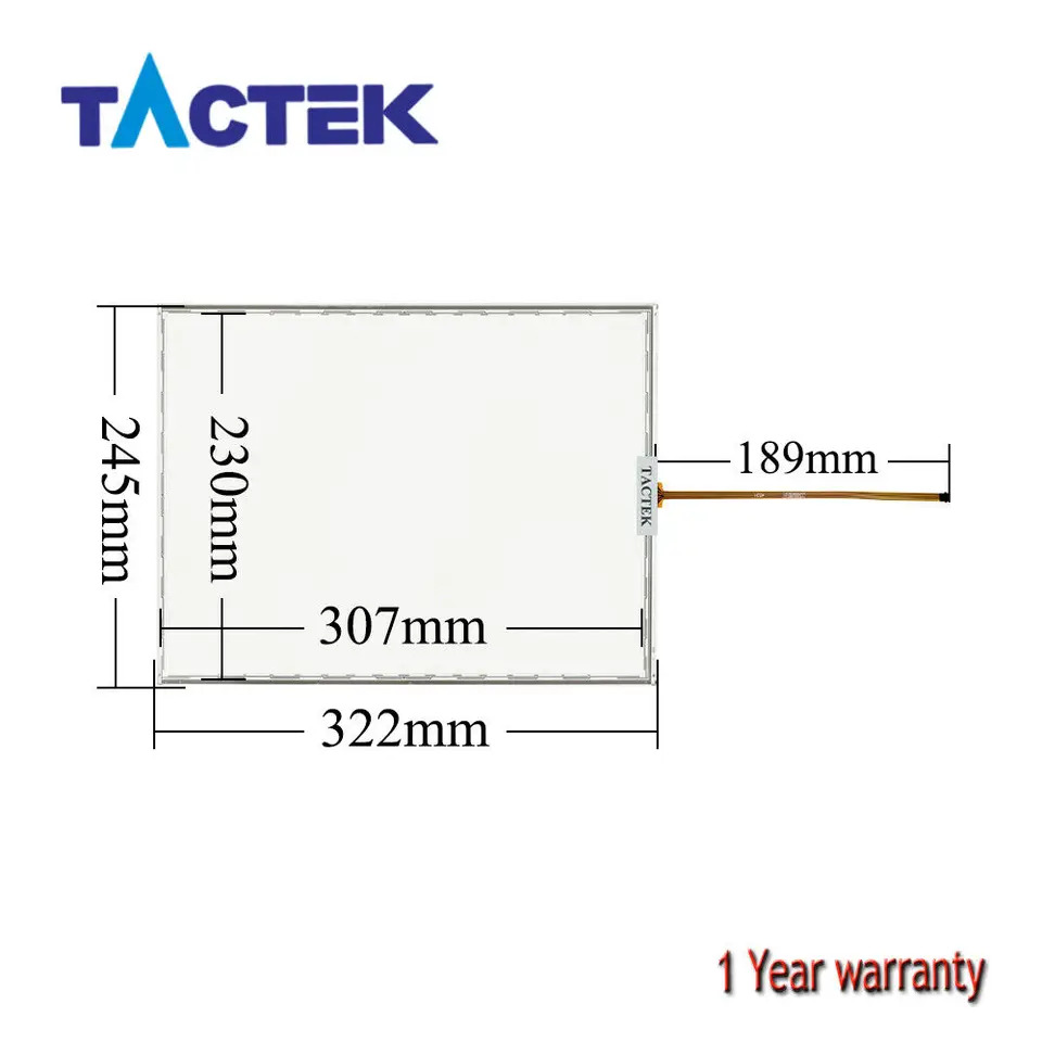 터치 스크린 패널 유리 2711P-T15C22A9P-B 2711P-T15C22A9P B SER  오버레이