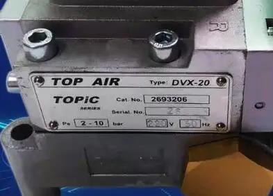 TOP AIR 안전 솔레노이드 밸브 DVX-15 2694206 2694210 DVX-20 2693206 2693210 2693310 TOPAIR 2694310 24V 110V 2
