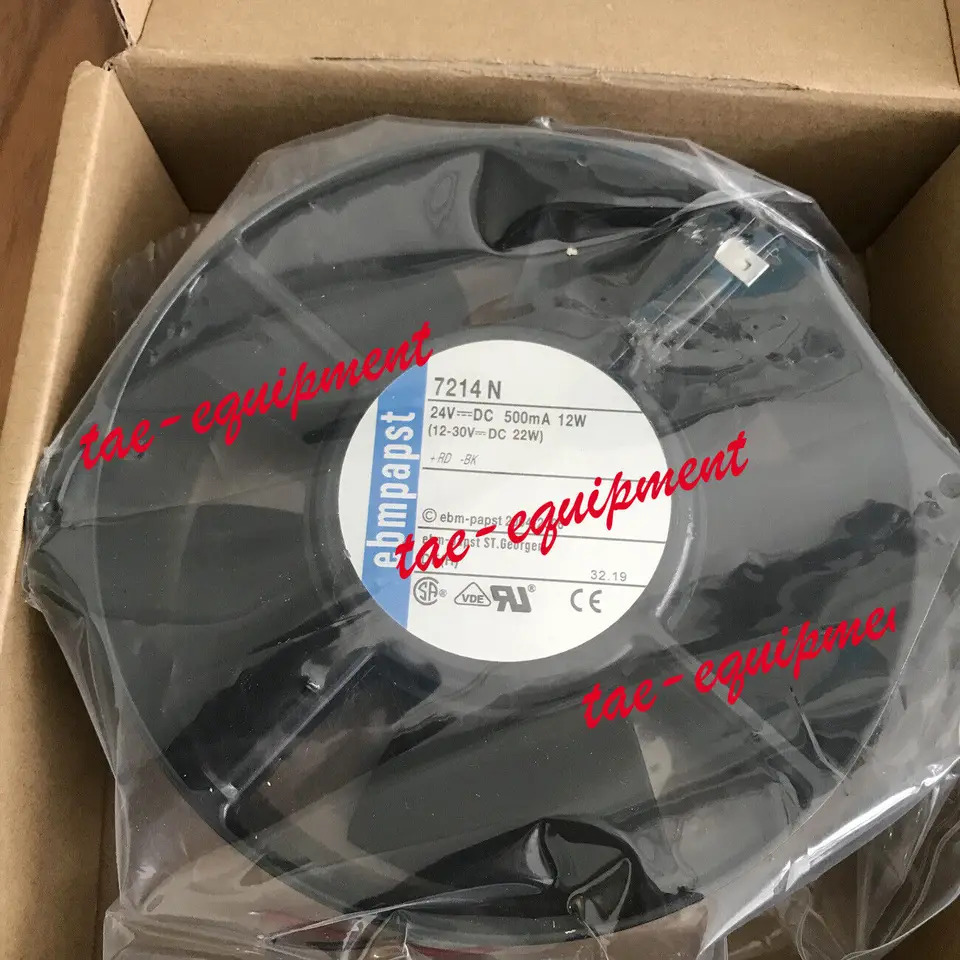 오리지널 축 유량 인버터 냉각팬 7214N 24V 500mA 12W