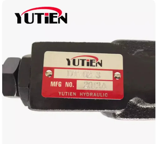 YUTIEN 유압 DT-01-3 리모컨 오버플로우 밸브 DT-02-03 MFG NO2013A