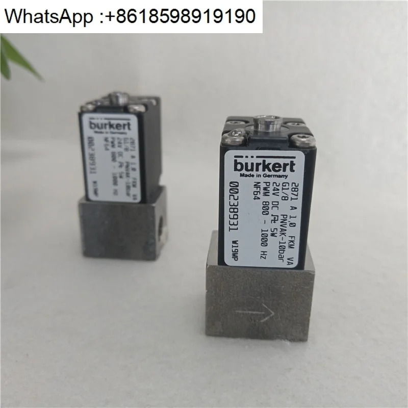 Burkert 비례 밸브 2871 A FKM VA 스테인레스 스틸 솔레노이드 24V 00238931