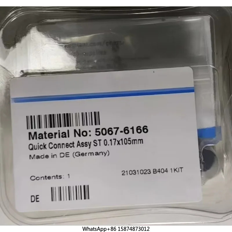 Agilent 5067-6167 5067-6166 InfinityLab 퀵 커넥트 커넥터 어셈블리 0.17X150mm 모세관신