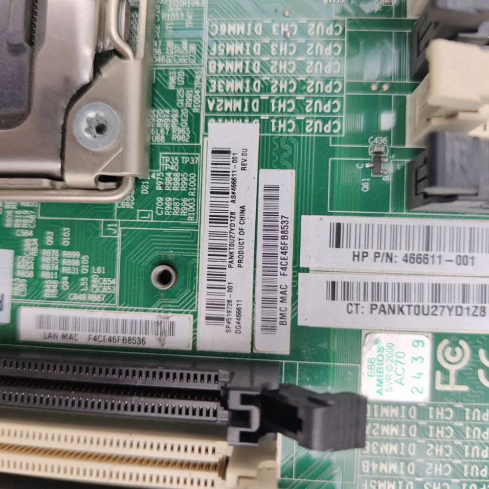 hp호환 ML 150 G6 서버 마더보드 LGA 1366 X58519728 -001 466611