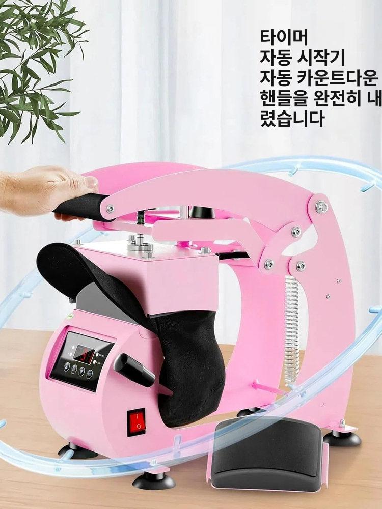 전사기 반자동 열프레스기 장비 인쇄 열전사 열전달 의류 캡모자 - 상세 이미지 2