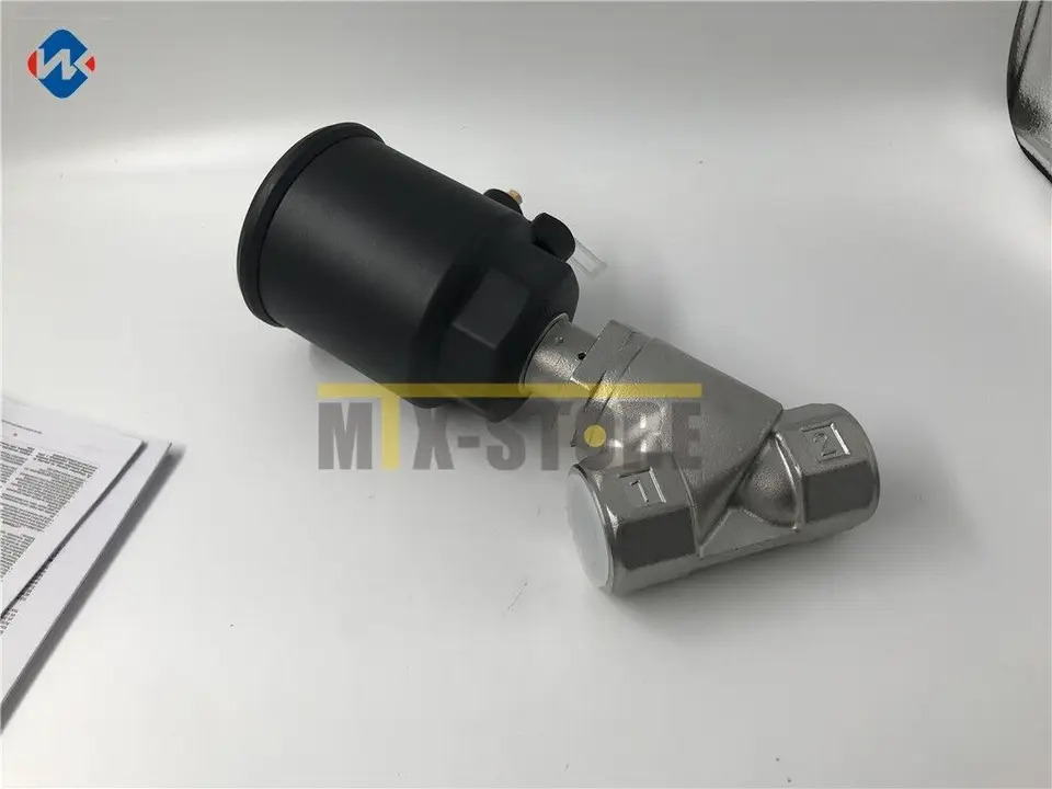 공압 앵글 시트 밸브 신 1 인치 E290B053