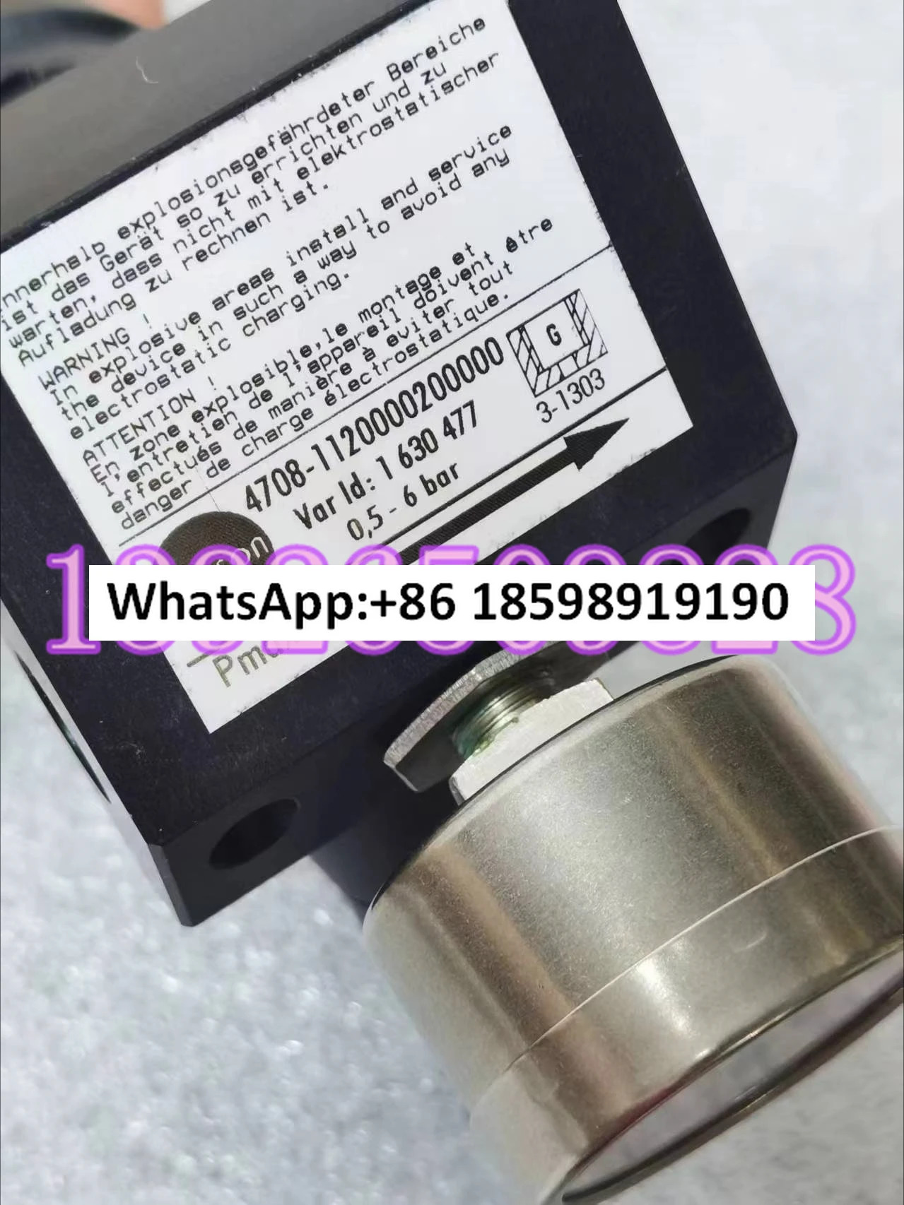 4708- 1120000200000 감압밸브 오리지널 뉴