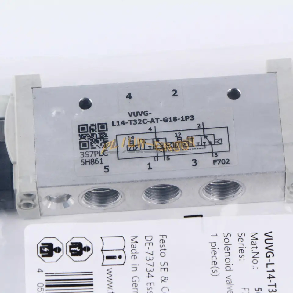 ONE FESTO 솔레노이드 밸브 VUVG-L14-T32C-AT-G18-1P3 566496 신